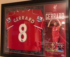 Steven Gerrard Signed Jersey