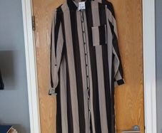 Quiz Sheer Shirt Dress. S. 14          B.N.W.T.