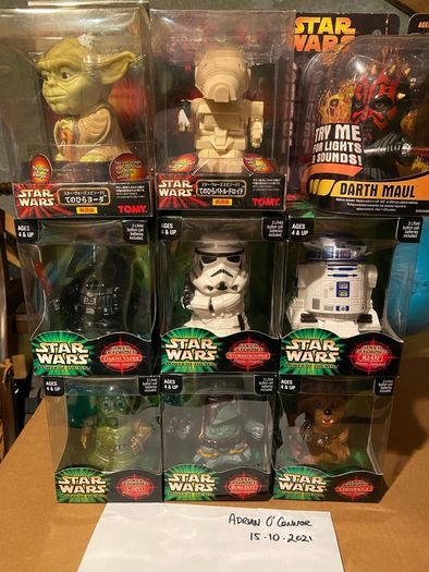 Star Wars Set of 9 Palm Talkers Super Deformed