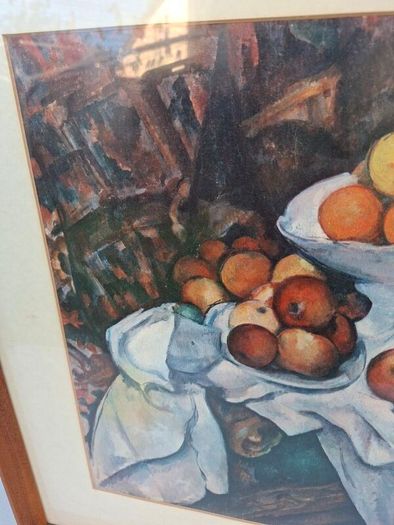 Vintage Framed Cezanne Prjnt