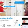 3MP WiFi CCTV System 10CH NVR Security Camera System Two Way Audio Outdoor Wireless IP Cameras Video Surveillance Kit Image 3