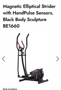 body style elliptical strider