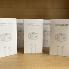 20W USB-C iPhone Power Adapter & USB-C Lightning Cable