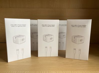 20W USB-C iPhone Power Adapter & USB-C Lightning Cable