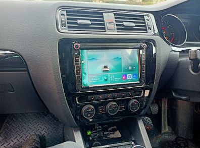 8" Android Car Radio with SatNav GPS, Hands free Bluetooth, WIFI for Volkswagen Polo Passat Golf Scrirocco Transporter Octavia