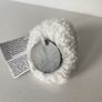 Black/ White Sheep Pom Pom Keyring, Magnet Image 10
