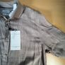 Ike Behar Beige Linen Blend Button Down Shirt - Sz L - BNWT Image 4