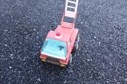 antique 1960s tin fire engine truck