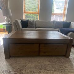 Mango wood coffee table