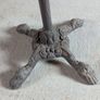 Vintage French cast iron pedestal base cafe table Image 5