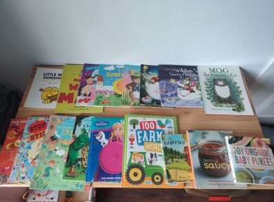 Books. Toddler, weaning, cooking mix