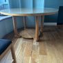 Circular Solid Oak Table Image 3