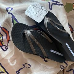 IPANEMA Gun Black Bossa Soft Flip Flops