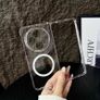 Transparent And Yellow-Resistant Magnetic Case Designed for Oneplus Open, Compatible with Magnetic Wireless Charging, Offering a Slim Fit And Shockproof Image 6