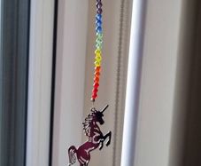 Unicorn Suncatcher Hand Crafted FREEPOST
