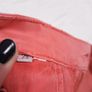 Mos Mosh Coral Orange Beaded Pocket Ankle-Zip Slim Cropped Trousers Size 25 / 8UK/36EU Image 5