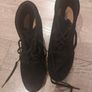 Clarks Black Suede Ankle Boots Image 2