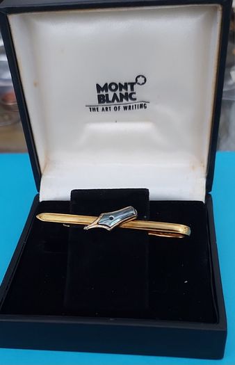 Mont Blanc Gold "nib" Tie Clip