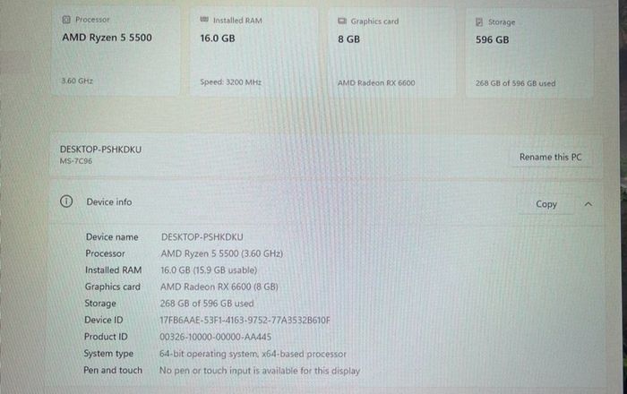 Gaming pc