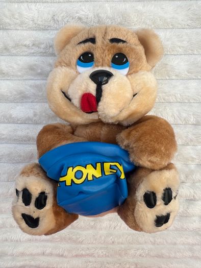 Vintage Play By Play Brown Bear Honey Pot approx. 9 Plush Soft Used Please see photos