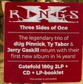 Kings X - Three Sides of One. Double LP with booklet insert and free CD. Only the first LP has been played, and just once. Everything  as new.