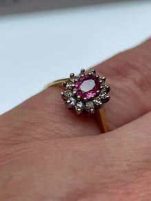 18 Carat Gold, Ruby and Diamond Ring