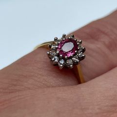 18 Carat Gold, Ruby and Diamond Ring