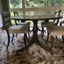 Large Regency Style Mahogany Extending Twin-Pedestal Dining Table & 10 Chairs Image 2