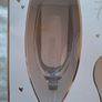 Bride to be champagne glass & eye mask Image 2