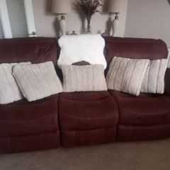 Bradford brown suede lounge suite worth 4000