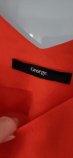 GEORGE burnt orange cami Sz 18 UK