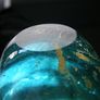 Small Signed Malta Mdina Glass Vase, Blue Summer, 12cm, Excellent Condition Image 4