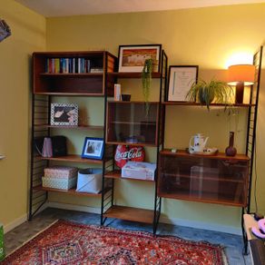 mid century modular shelving large