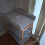 Changing table with woven changing basket Image 2