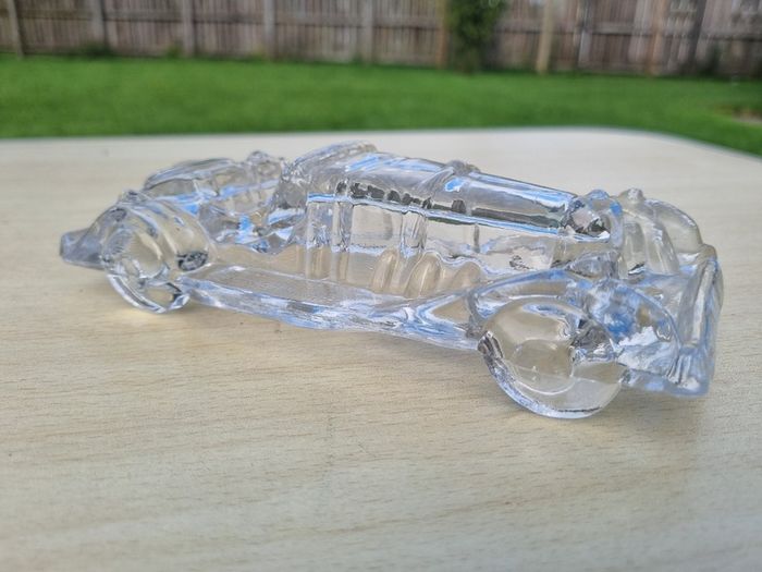 Vintage glass model Mercedes SSK