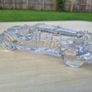 Vintage glass model Mercedes SSK Image 3