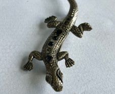 brooch marcasite reptile