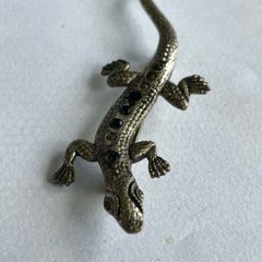 brooch marcasite reptile