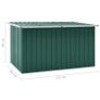 Garden Storage Box Green 171x99x93 cm Image 5