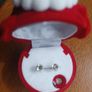 New Avon Santa Earrings Image 2