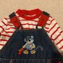 Cheeky Chimp Denim Dungaree,s And Top Image 3