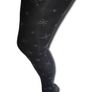 Black Tights with snowflakes Image 5
