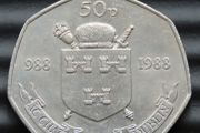 Dublin Millennium 50p excellent collector grade 1988 Ireland 988 AD