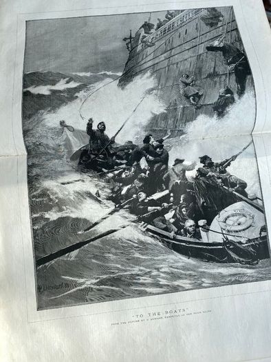 750 bound pages 1889 Graphic Magazine