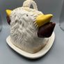 Rare 19th Century Staffordshire Style Bull Head Cheese Dish - Complete Image 4