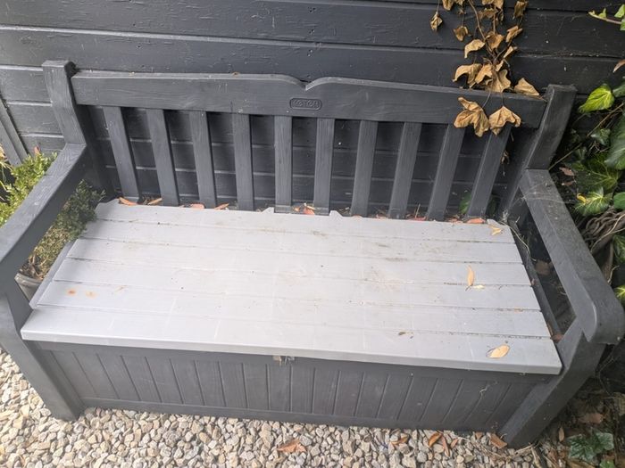 Garden Storage Bench