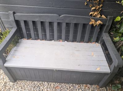 Garden Storage Bench