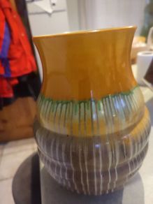 Shelley Harmony Dripware 1052 Vase c1935 MADE IN England.