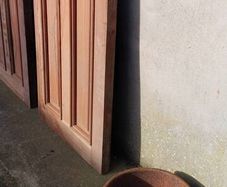 Pair of Mahogany  Doors