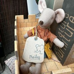 Maileg Mouse - Mum Mouse with Cheese Bag